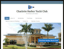Tablet Screenshot of charlotteharboryachtclub.com